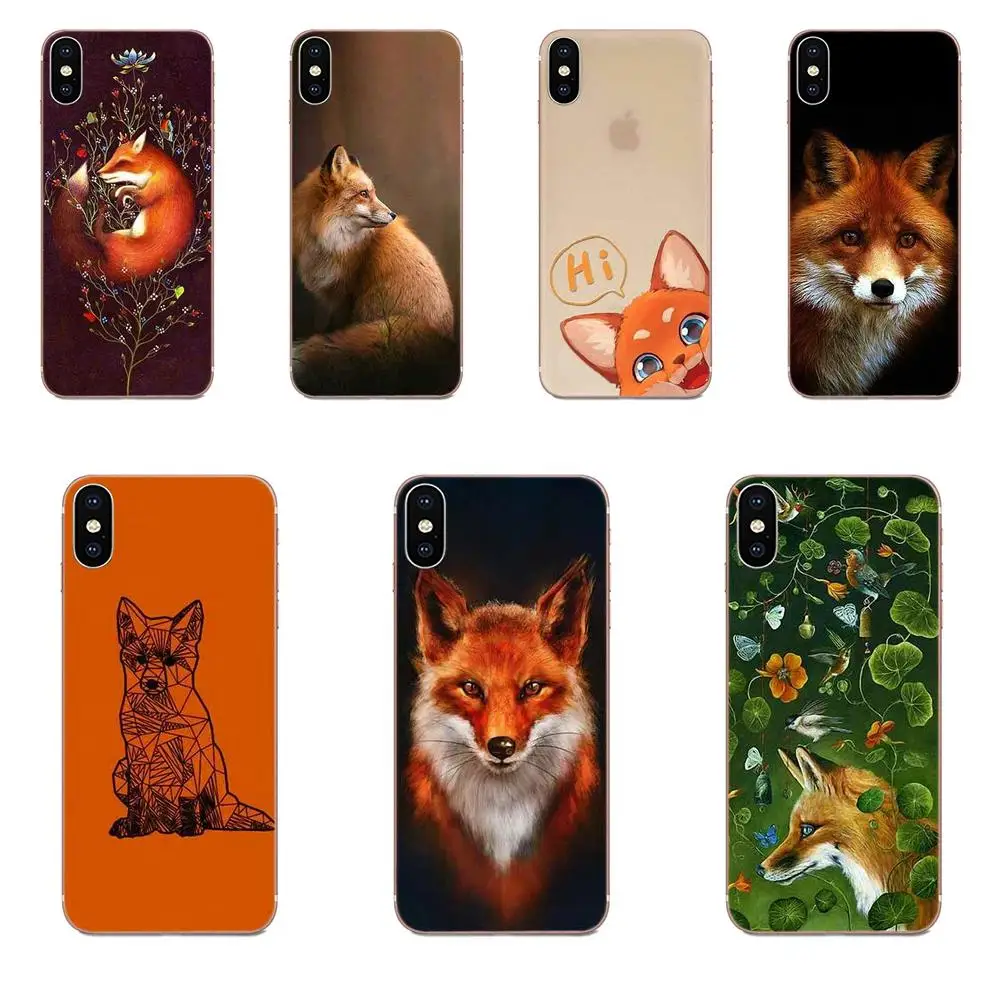 Аниме лиса Забавный Foxs симпатичный милый для Xiaomi CC9 CC9E Mi 3 4 4i 5 6 6X 8 9 SE Play Plus Pro Lite A1 Mix