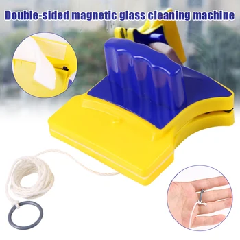 

Magnetic Glass Cleaner Wiper Double-Sided Square Cleaning Tool for Bathroom Kitchen Window Cleaning