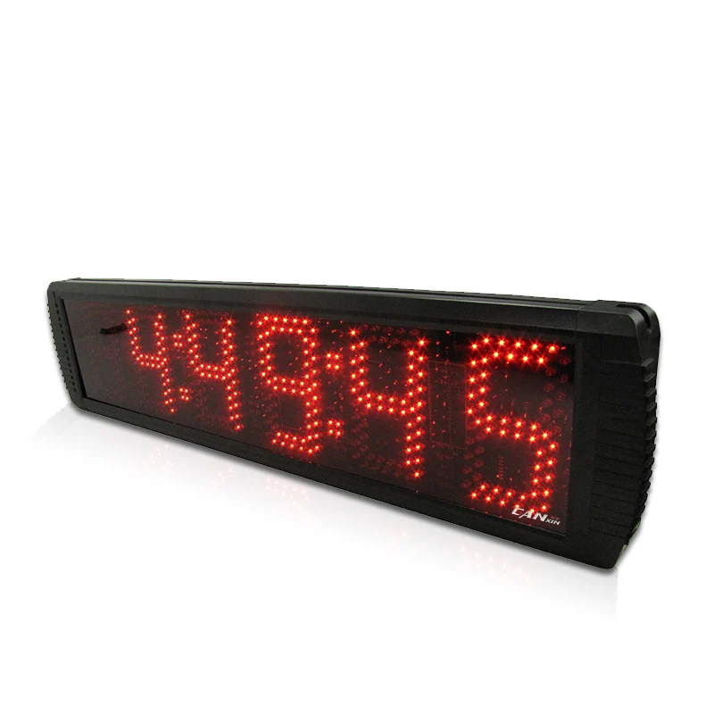 High quality 5" race timer LED digital marathon race timing clock with stopwatch 4