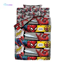 КПБ Delicatex1.5 хлопок Человек Паук(70х70) рис. 9040-1/8973-1 Человек Паук