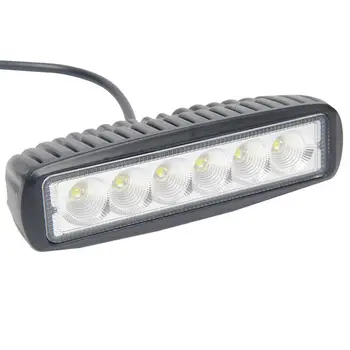 

6 inch LED Work Light 18W Lamp Vehicle Rooflight 6000K 9-32V Aluminum alloy