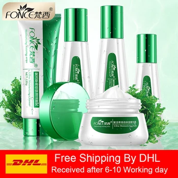 

Fonce Anastatica 5 Suits Moisturizing Essence Liquid Emulsion Set Hydrating Brightening Skin Care Plant extracts Shrink pores