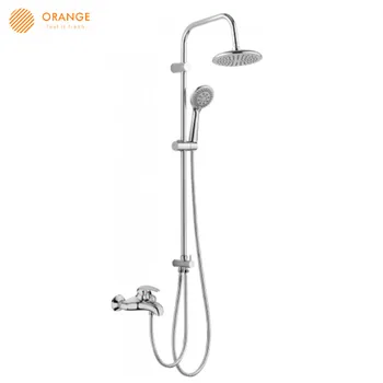 

Shower System ORANGE M56-933cr Home Improvement Bathroom Fixture Faucets bath rain shower headset watering can system with mixer