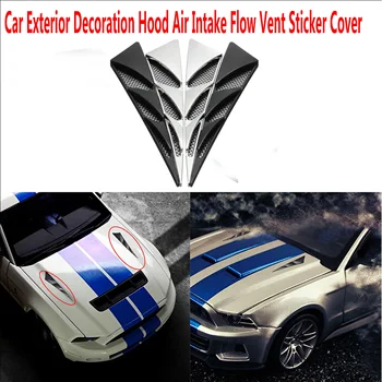 

Carbon Car Hood Air Intake Flow Vent Fender Sticker Cover For Mercedes Benz W211 W203 W204 W210 W205 W212 W220 AMG Jaguar XE XF