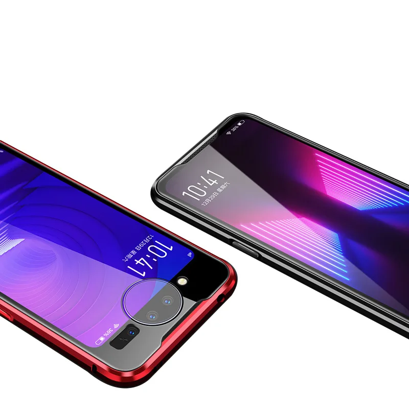 vivox27Pro magneto NEX2 двухсторонний стеклянный чехол IQOO trill Y85 P20 набор телефонов светящийся мягкий металлический корпус