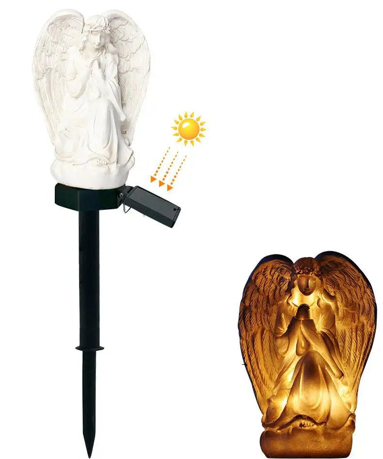 

SOLLED Simple Angel Shape LED Solar Powered Light for Garden Lawn Decoration