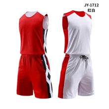 Мужская двусторонняя баскетбольная майка, дышащая спортивная одежда, двухсторонний баскетбольный набор для колледжа, набор униформы, тренировочный костюм