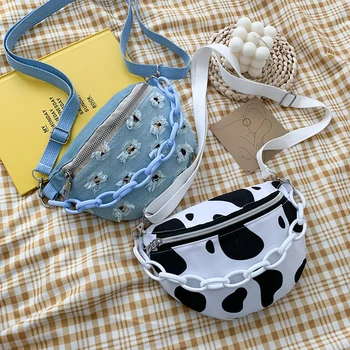 

Waist Fanny Pack Women Casual Chest Crossbody Bag Canvas Travel Zipper Bum Purse Popular Belt Bag Sling Chest Pouch