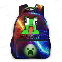 Unspeakable Kids 3d Printed Game School Backpack For Girls Boys Lightweight Durable Middle Elementary Daypack Book Bag