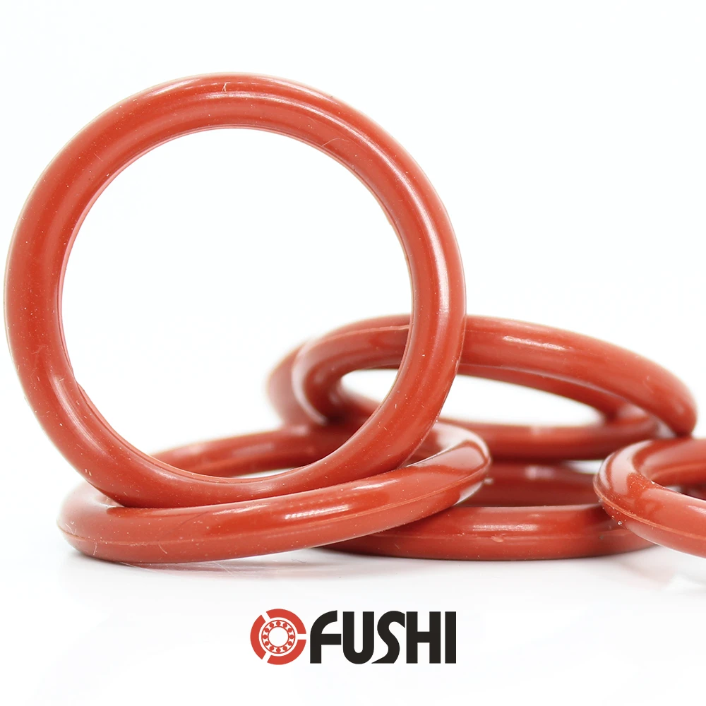 Cs2mm Silicone O Ring Od 9 5 10 10 5 11 11 5 12 12 5 13 2 Mm 100pcs O Ring Vmq Gasket Seal Thickness 2mm Oring White Red Rubber Gaskets Aliexpress