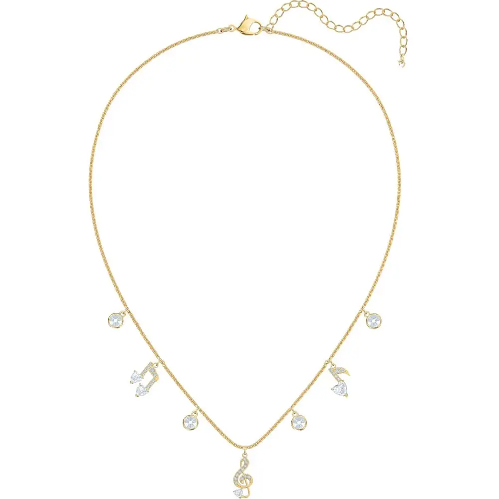

High Quality Original SWA Necklace 5491655 PLEASANT Music Symbol Fashion DIY Necklace Woman Jewelry Gift Free Shipping