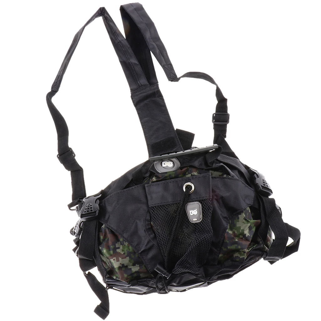 Ice & Inline Skating Backpack-Men Women Sports Roller Skates Y Strap Storage Bag-Multi Pockets Shoes Carrier Bag