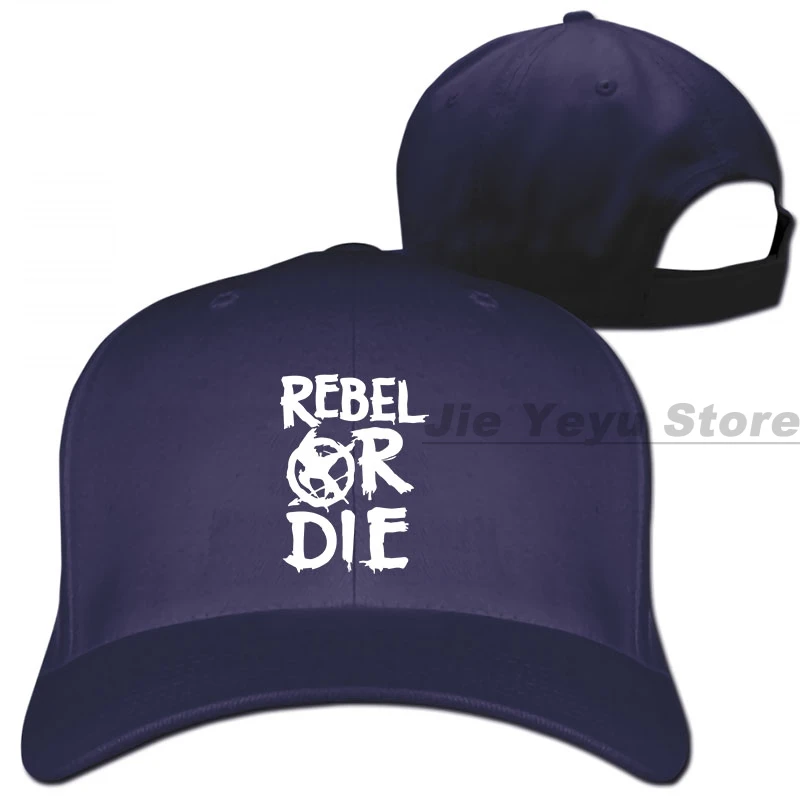 Унисекс Rebel Or Die-s Hunger Games DVD Movie Mocking Jay Подарочная бейсболка для мужчин и женщин Кепка для водителя грузовика модная Регулируемая Кепка - Цвет: 1-Navy