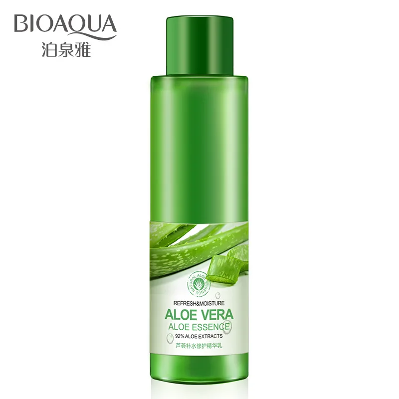 Bioaqua алое вера 92% экстрактов эссенция увлажняющая эмульсия для лица питающий