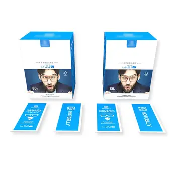 

Disposable Wipes Portable Wet Tissue Cleaning Wipes Glasses Cleaner for Phone Computer Screen Cleaning and More