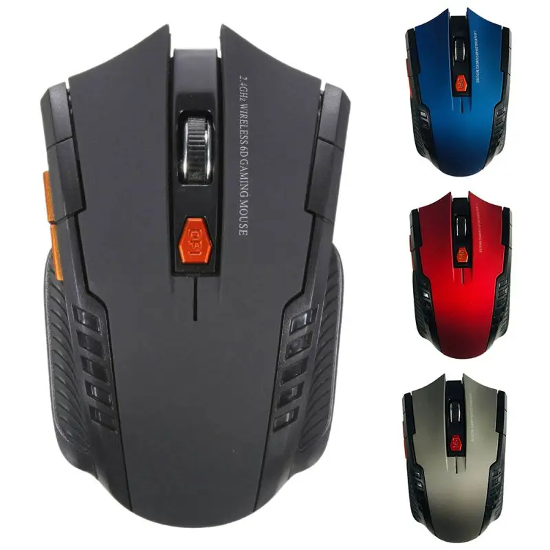 2,4 ГГц мини беспроводная оптическая игровая мышь и USB приемник для ПК ноутбука