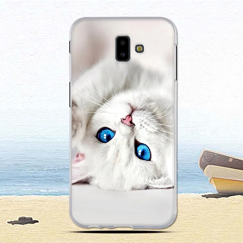 Для Samsung Galaxy J6 Plus чехол J610 для Prime Мягкая силиконовая задняя крышка J 6 +|Бамперы| |