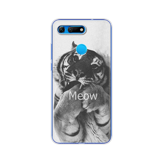 for Honor View 20 V20 Case TPU Funda Soft Silicone Cover For Honor V20 Capa Cute Animal pattern Silicone Phone