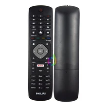 Televisão de controle remoto casa quarto acessórios substituição para philips tv com netflix hof16h303gpd24 398gr08b