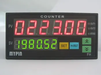 

Digital Counter Mini Length Batch Meter 1 Preset Relay Output Count Meter Practical Length Meter 90-260V AC/DC The Hours Machine