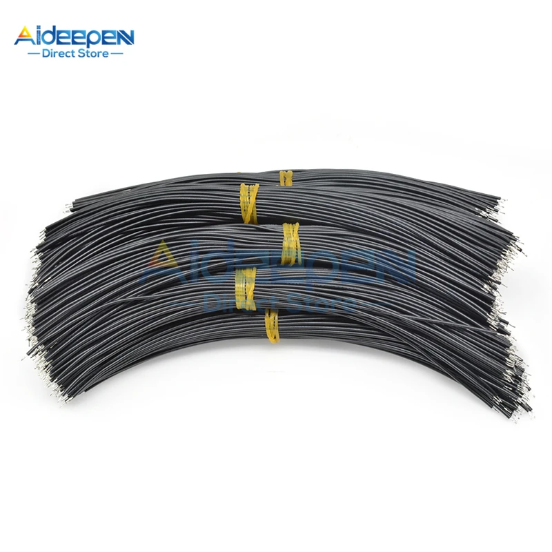 100 шт./лот UL1007 24AWG каблуке 8-10 см, с двойной головкой припой проволока Луженая Медь Проволочный припой кабель Электрический ПВХ кабель UL Сертификация