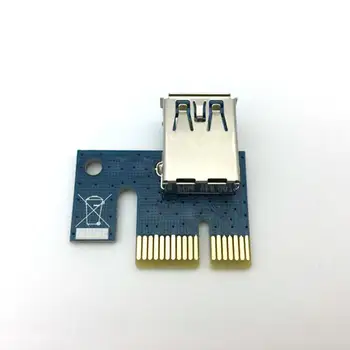 

USB 3.0 iser Card Express PCI-E 1x Extender Riser Card Board Adapter for Mining No driver needed Dedicated for bitcoin mining