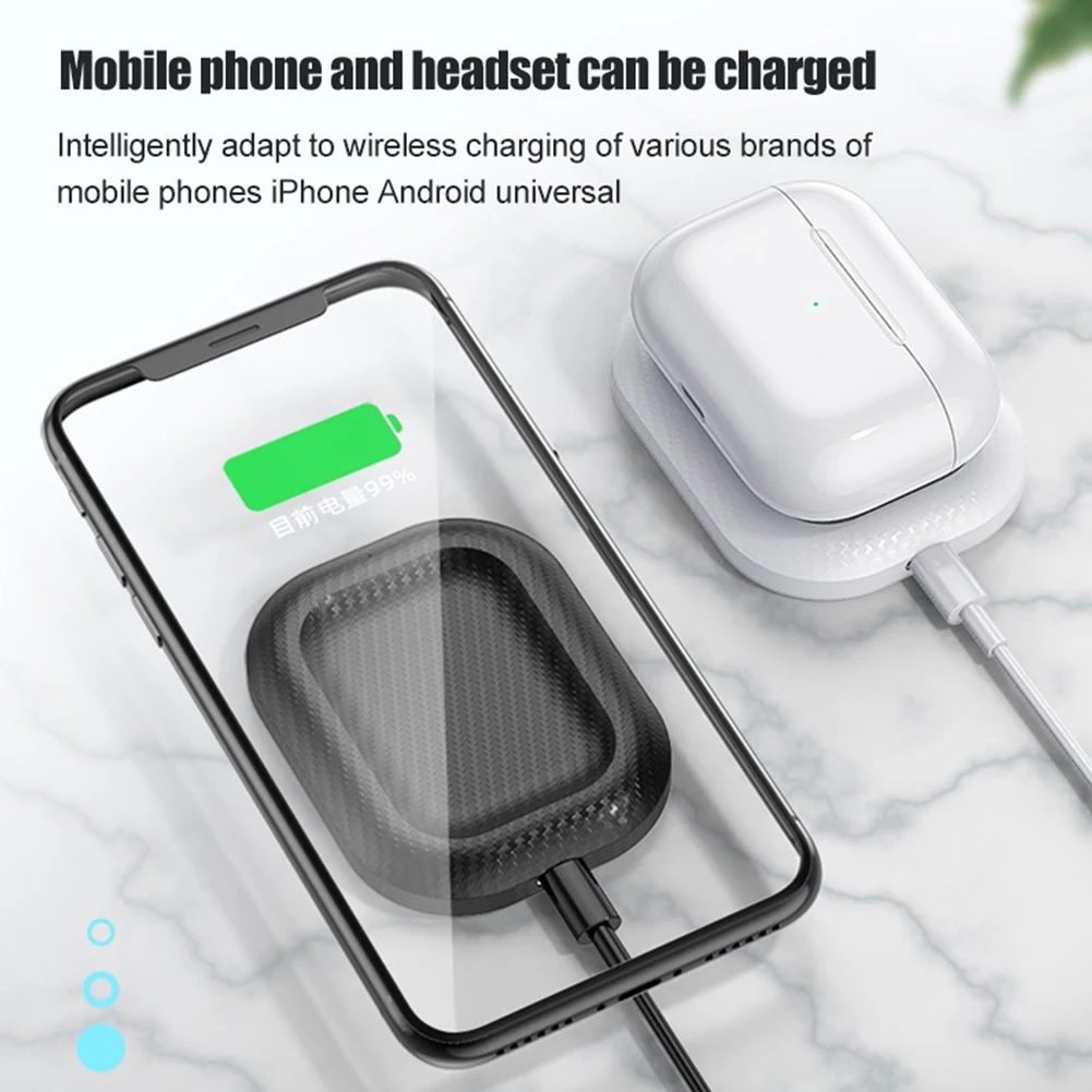 

2 in 1 Wireless Charger Docking Station for Airpods 2 AirPods Pro Fast Charger for iPhone 8Plus X XS XR Xs 11 Pro