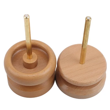 

2020 DIY Manual Wooden Solid Wood DIY String Seed Beads Quickly Loader Bead Spinner Jewelry Making Tool