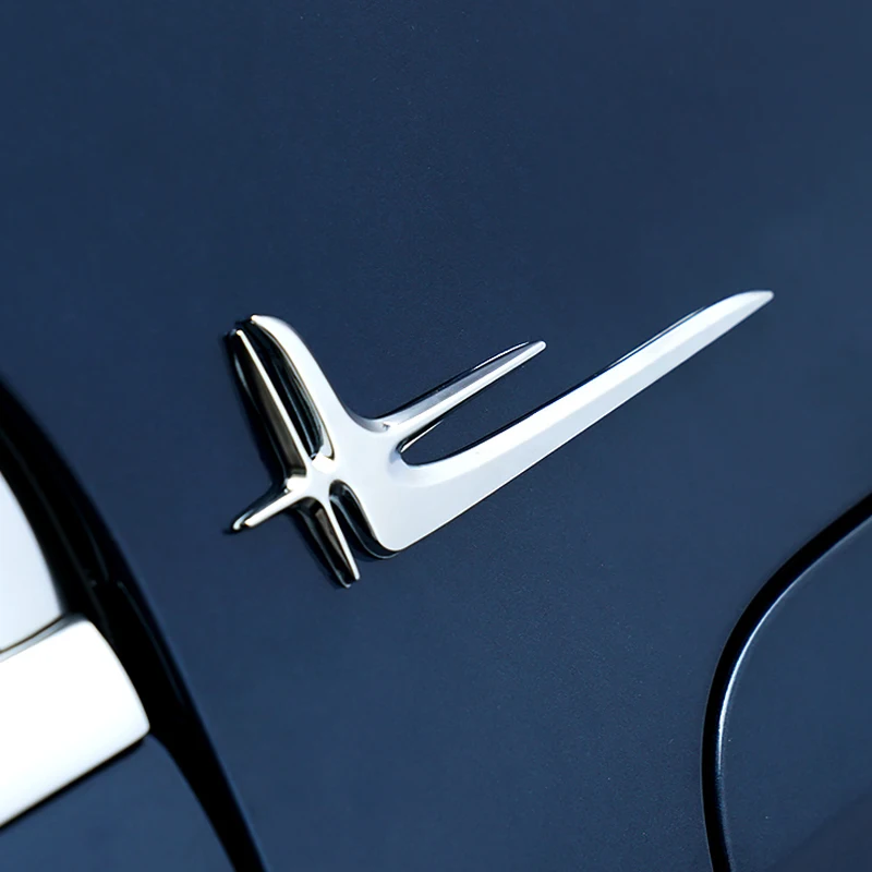 

For Mercedes-Benz A-Class W177 2019 Chrome Stylish Rear Window Angel Wings Long Wheelbase Body L Sticker Cover Trim Car Styling