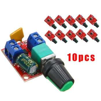 

10pcs 5A 3V-35V PWM DC Motor Speed Controller Adjustable Switch LED Fan Dimmer Fine Workmanship And Good Performance