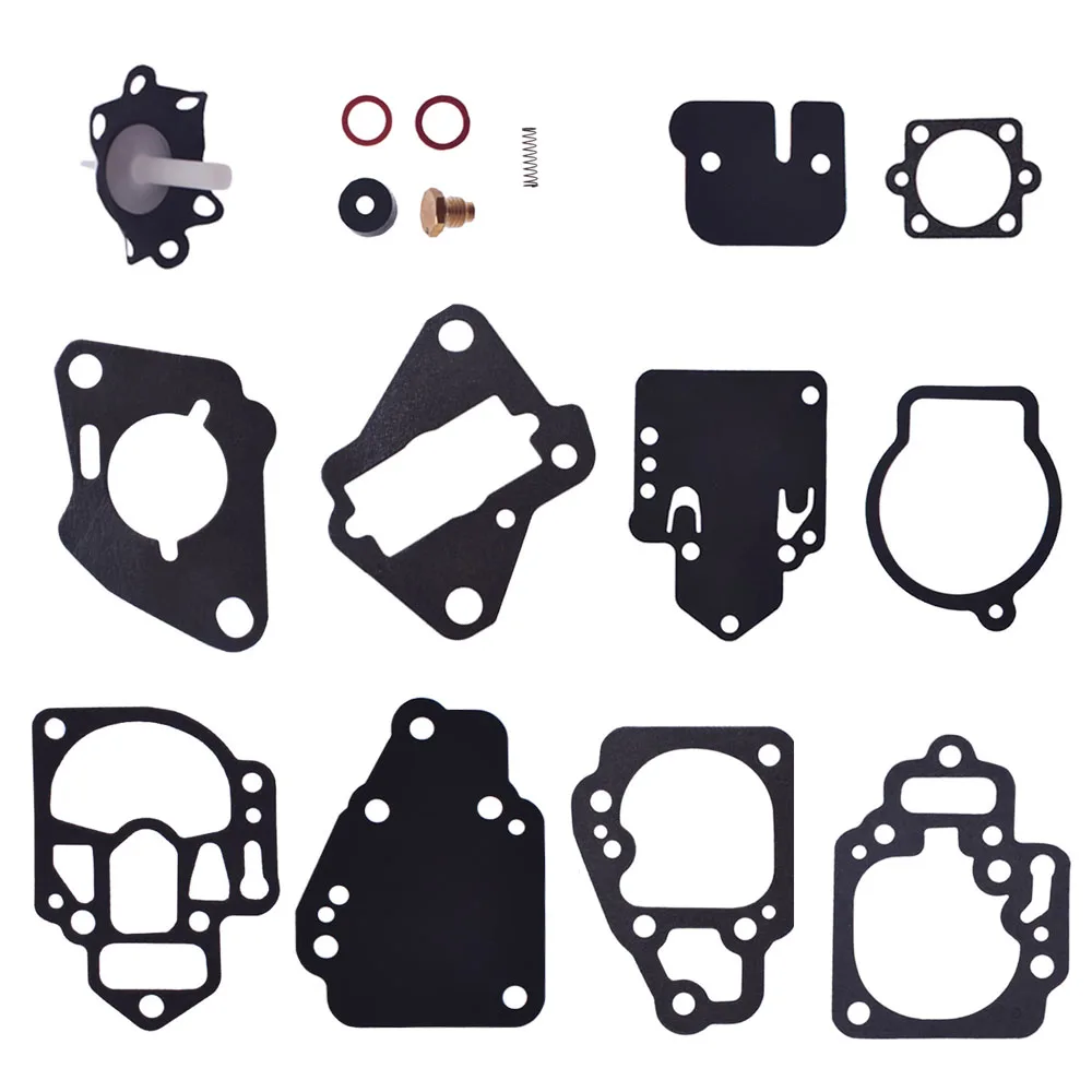 Carburetor Rebuild Kit,Gasket and Diaphragm Kit 1395-9761 1 1395-9725 1395-97611 for Mercury Marine 6-25HP 2cyl 