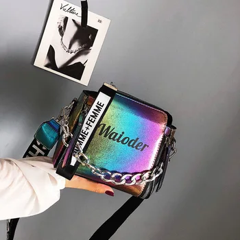 

2020 Luxury Handbag Crossbody Women Shoulder Bag Tote Female Handbags Letter PU Leather Purse Messenger Crossbody Laser Handbags