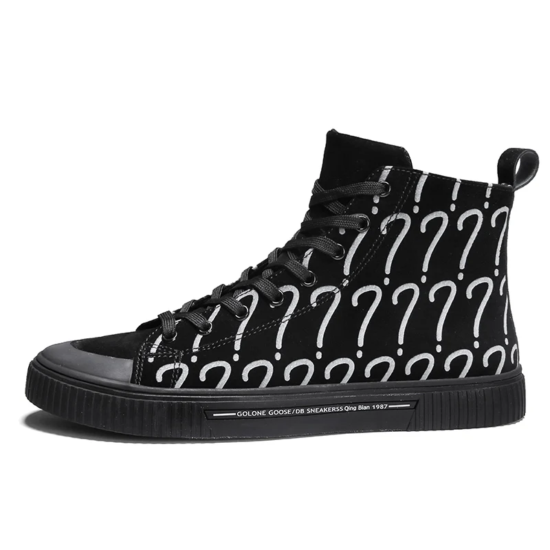 Мужская обувь на высоких каблуках; Sapatos Tenis Masculino мужской на зиму и осень со шнуровкой спереди; кожаные ботильоны; Мужская Повседневное; с высоким берцем; парусиновая Для мужчин