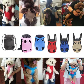 

2019 High Quality Nylon Mesh Pet Puppy Dog Cat Carrier Backpack Front Net Bag Tote Sling Carrier Support Wholesale Dropshipping