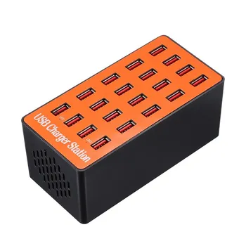 

100W 20-Port USB Wall Charger Adapter Smart Charging Station