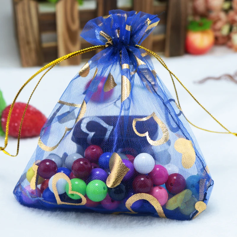 

1000pcs/lot 11x16cm (4.3"x6.2") Royal Blue Organza Bags Wedding Toys Gifts Packaging Bag Favor Organza Gift Bags Jewelry Pouches