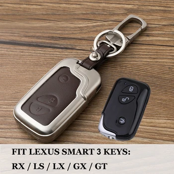 

For Lexus CT200H GX400 GX460 IS250 IS300C RX270 ES240 ES350 LS460 GS300 450h Remote 3 Buttons car key shell case wallet styling