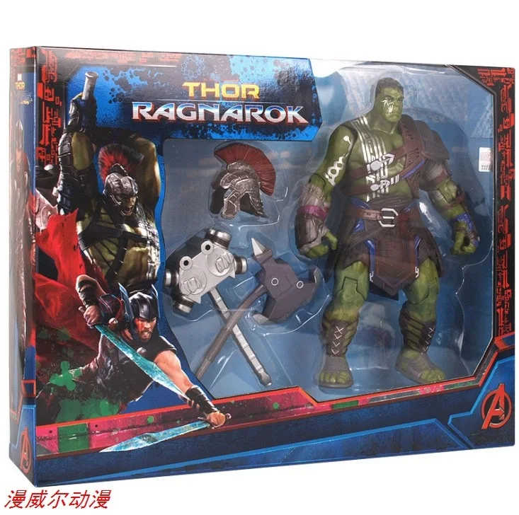 

Hulk Thor 3 Hulk Figurine Garage Kit Ragnarok Super Cute Cartoon Gladiator Super Hero Garage Kit Model