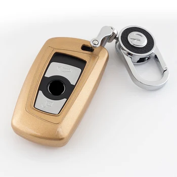 

Paint car key case For BMW 1 3 5 7 Series X1 X3 X4 X5 X6 M3 M5 z4 F20 F30 F10 E90 E60 E30 car keychain set key holder interior