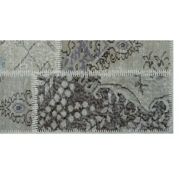 

Handmade Beige Vintage Overdyed Patchwork Area Rug 080x150 Cm-2'7''X4'11''