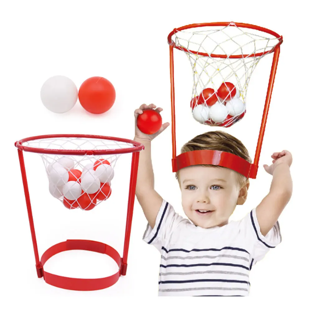 Kids Head Basketball Hoop Game Outdoor Toys 1pc Head+20pcs Balls Adjustable Ball Sport Educational Toy | Игрушки и хобби