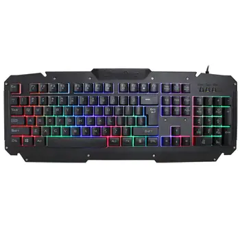 

USB Wired Backlit Gaming Keyboard Mechanical Keyboard for Computer PC Laptop Game Player Equipment Accessories