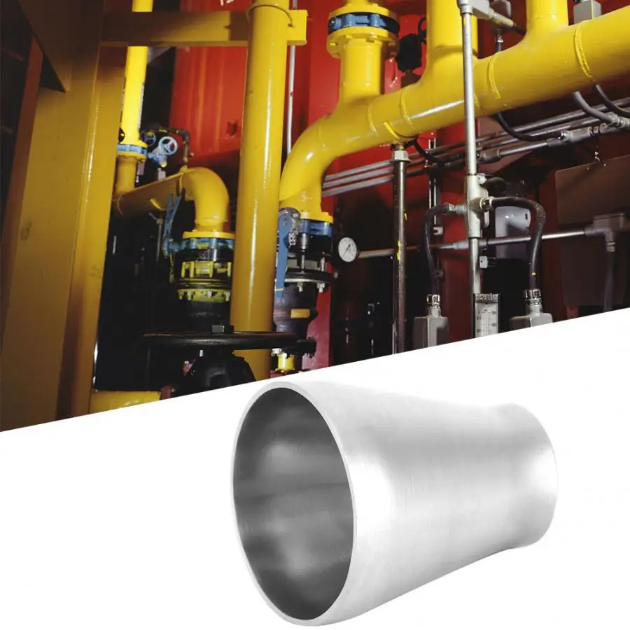 

Butt Welding Reducer Pipe Fittings Stainless Steel 304 Eccentric Reducer Coupling 51mm 2in to 32mm 1.25in