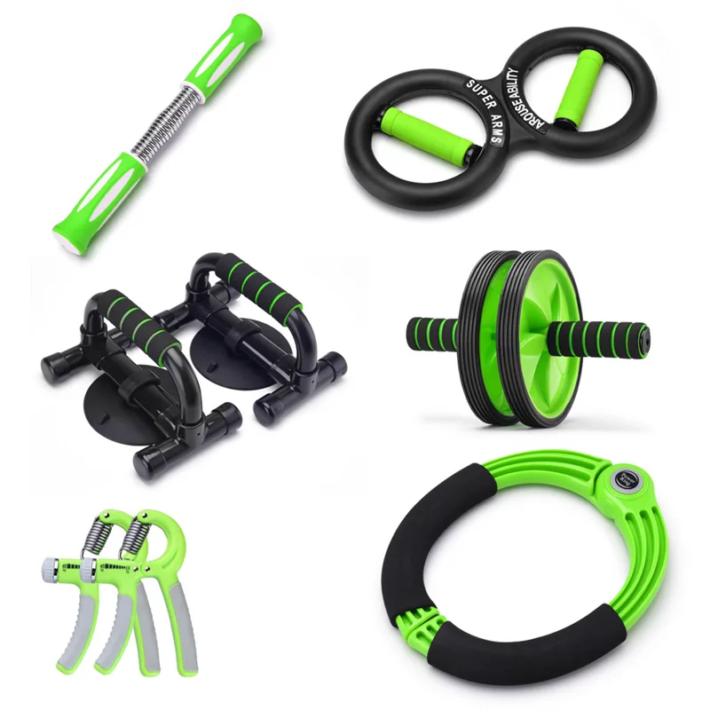 

Home Fitness Equipment Sports Set Spring Grip Power Roller Push-Ups Holder Wrist Device
