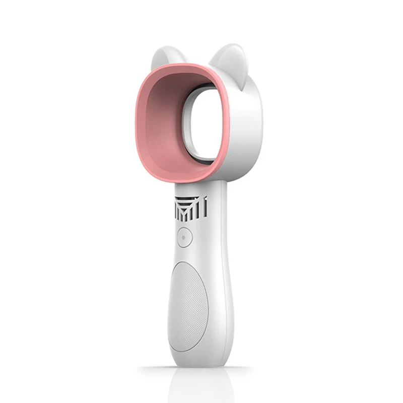 

Usb Handhold Mini Cooler Fan Rechargeable Portable Leafless Fan