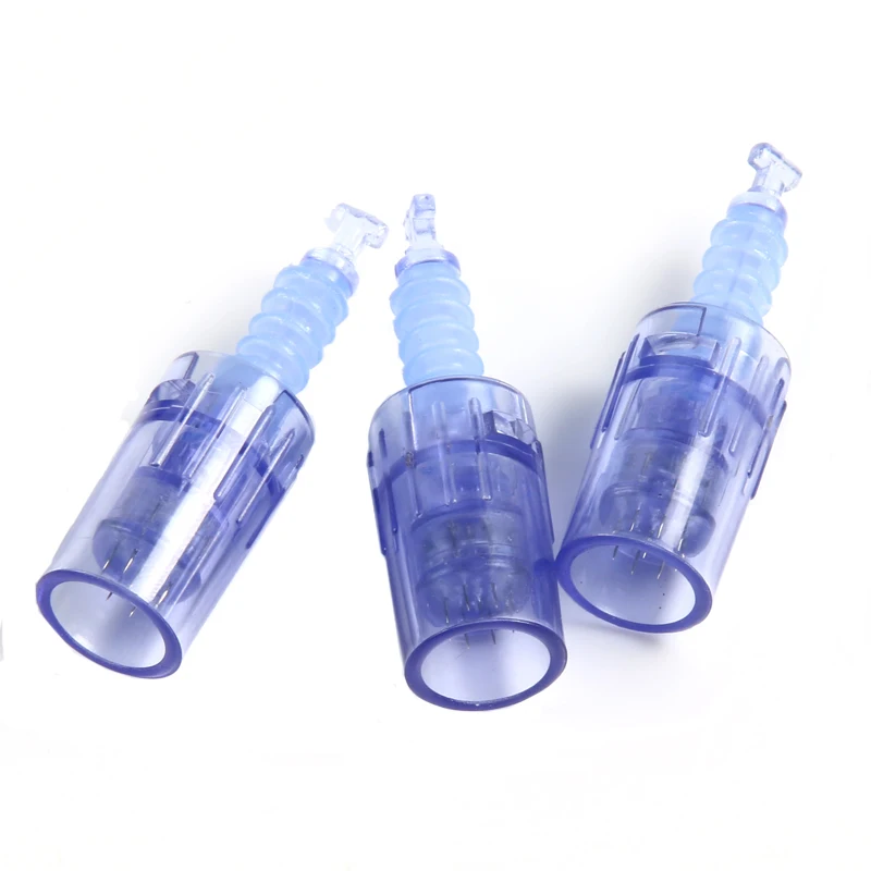 Auto bayonet microneedling cartridge 9pin/36pin/42pin micro needling nano A6 needle cartridges for derma pen machine