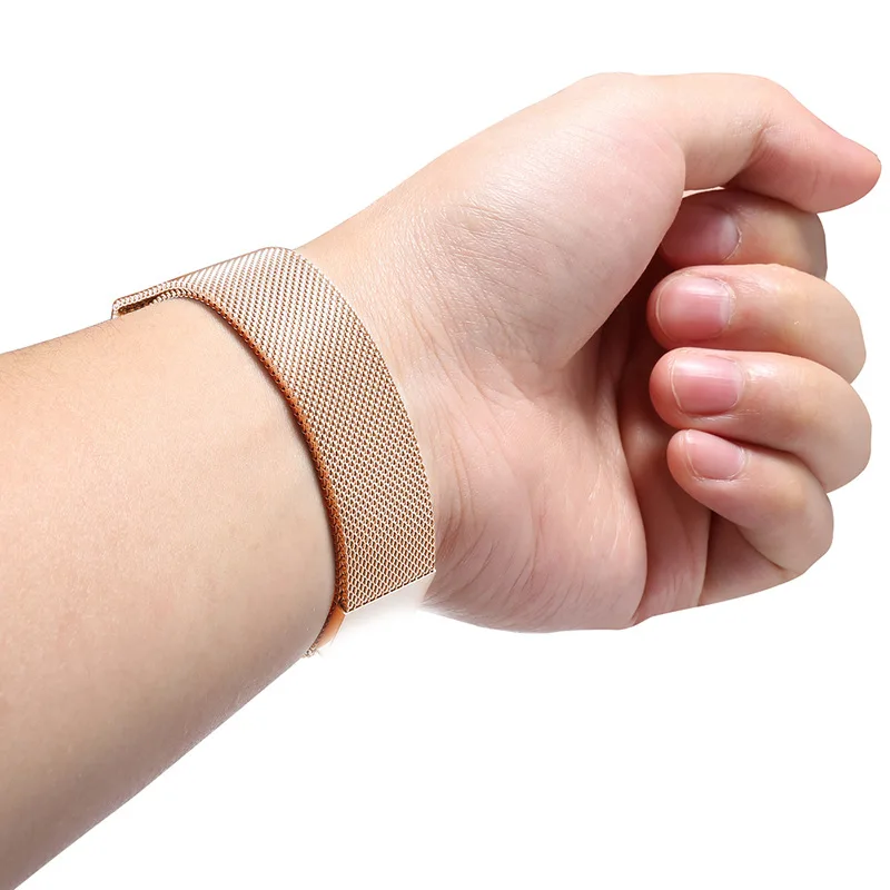 38 мм миланская петля браслет из нержавеющей стали для Apple Watch серии 12 3 42 мм браслет ремешок для iwatch серии 4 5 40 мм 44 мм