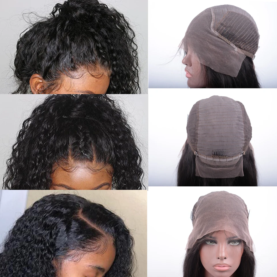 Deep Wave wig Brazilan lace wig short and long lace front human hair wigs for Women 13*4 lace front wig bob lace front wigs