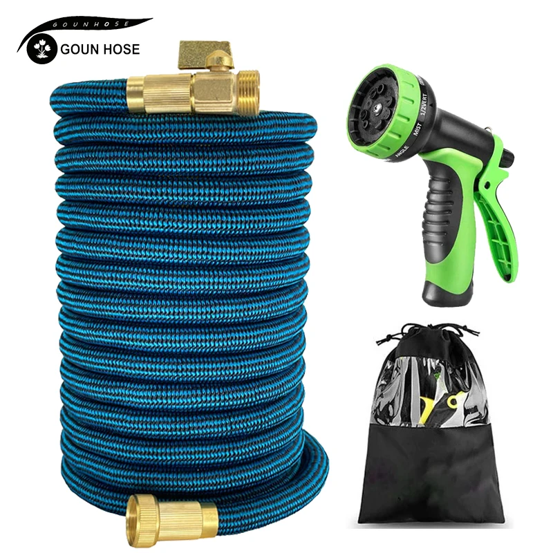 

Expandable Garden Magic Hose Flexible Garden Water Hose High Pressure For Car Hose Pipe Plastic Hoses To Watering With Spray Gun