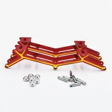 Новое поступление Сверхлегкий вес 3*125 3*110 3*100 M7 сплав 165 мм 195 мм 3 колеса встроенные скоростные коньки базовое скоростное шасси 125 мм рама